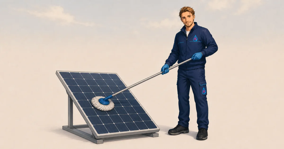 Pulizia dei pannelli fotovoltaici: quando serve e chi deve salire sul tetto