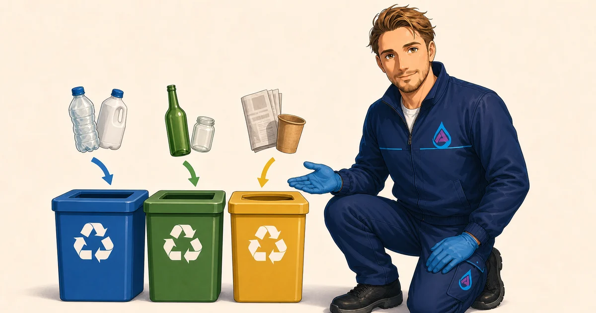 Separazione dei rifiuti domestici - Artigea